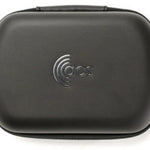 Black carrying case with 'acs' logo on a white background